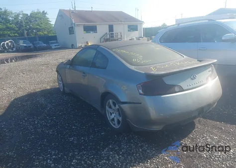 2003 Infiniti G35 Base W/Leather from USA, damaged, VIN JNKCV54E03M223118